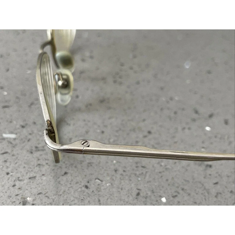 Chaps Eyeglasses FRAMES ONLY 61 1FH 53-19-145 Full Rim Silver